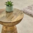 Surrey Side Table - Round - Solid Mango Wood