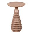 Valencia Side Table - Round - Curved - Mango Wood