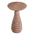 Valencia Side Table - Round - Curved - Mango Wood