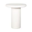 Bloomstone White Lime Plaster Round Side Table
