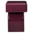 Bennet End Table - 1 Drawer - Burgundy