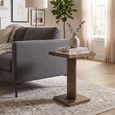 Foley End Table - Square - Antique Brass - Aluminium