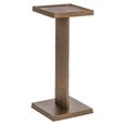 Foley End Table - Square - Antique Brass - Aluminium