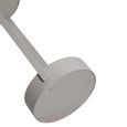 Reed Outdoor End Table - Round - Light Beige - Aluminium
