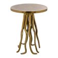 Macey Gold Round Side Table