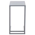 Acero Metal Side Table - Grey
