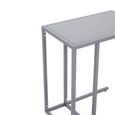 Acero Metal Side Table - Grey