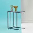 Acero Metal Side Table - Grey