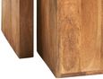 Ajmer Light Mango Wood Cubed Nest of 2 Tables