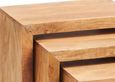 Ajmer Light Mango Wood Nest of 3 Tables