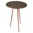 Akola Side Table - Copper - Round