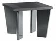 Versilia Square Lamp Table - Black
