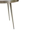 Almora Side Table - Round - Acacia Wood and Metal