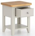 Arden Grey Painted 1 Drawer Lamp Table