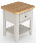 Arden Grey Painted 1 Drawer Lamp Table