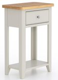 Arden Grey Painted 1 Drawer Telephone Table