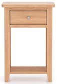 Arden Oak 1 Drawer Telephone Table