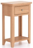 Arden Oak 1 Drawer Telephone Table