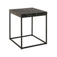 Barossa Side Table - Square - Black Marble Effect
