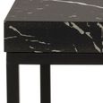 Barossa Black Marble Side Table