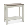 Bergen Grey Washed Oak & Soft Grey Side Table