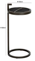 Billy Accent Table - Round - Marble - Variation Available