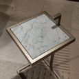 Billy Accent Table - Square - Marble - Variation Available