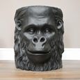 Side Table - Black Gorilla - Resin - Metal