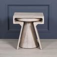Blanchie Mango Wood Side Table - Occasional