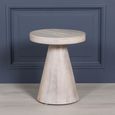 Blanchie Mango Wood Side Table - Occasional