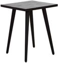 Boho Side Table - Black Bone Inlay - Square