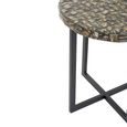 Branna Side Table - Round - Mother of Pearl