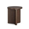 California Side Table - Round - Dark Oak