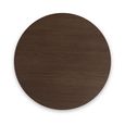 California Side Table - Round - Dark Oak