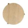 Cara Round Side Table - Oak