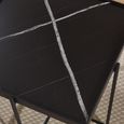 Celia Black Square Side Table