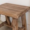 Chilford Outdoor Solid Wood Stool Side Table
