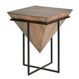 Chomwino End Table - Solid Mango Wood - Square
