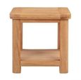 Clarion Lamp Table - Square - Oak