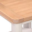 Clarion Lamp Table - Square - Oak and Grey