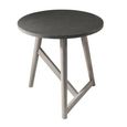 Clearance - Hamar Grey Round Side Table - A166