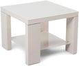 Clearance - Lucca Cream High Gloss Side Table - FSS13571