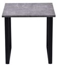 Clearance - Texas Grey Square Side Table