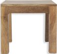 Cuban Natural Mango Wood Lamp Table