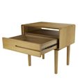 Scandic Lamp Table - 1 Drawer - Oak