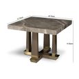 Daytona Lamp Table - Marble - Variation Available