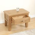Dorset Side Table - 1 Drawer - Oak