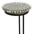 Driftwood 60cm Sofa Table - Glass Top