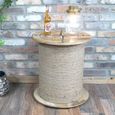 Side Table - Mango Wood - Round - 49cm