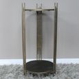 Side Table - Metal - Round - Plant Stand Style